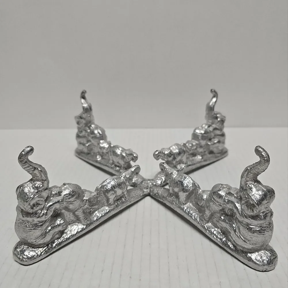 ARTHUR COURT Aluminum Casted Elephant Salad‎ Bowl Holder Vintage 1987